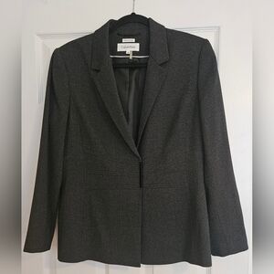 Calvin Klein Charcoal Blazer. Like New. Size 14.